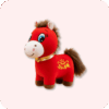 Smiling Horse Plush 8 Inches